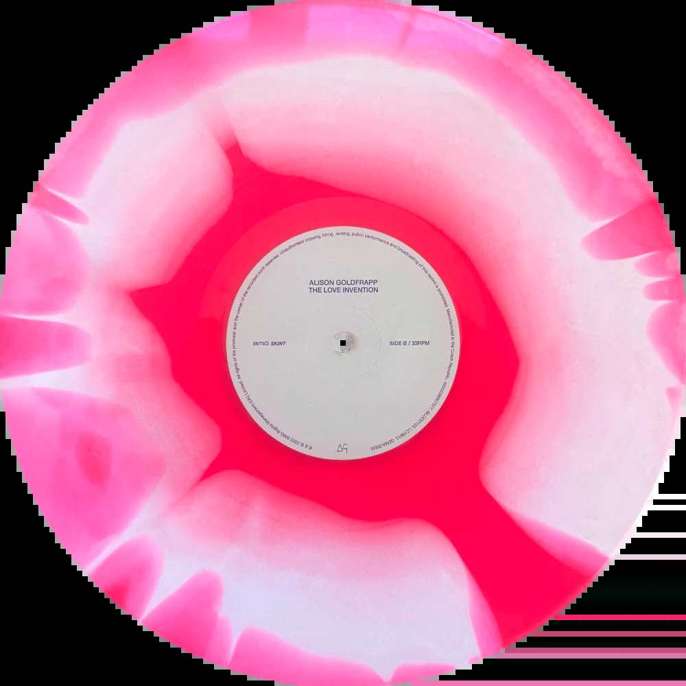 Alison Goldfrapp – The Love Invention LP Pink & White Swirl