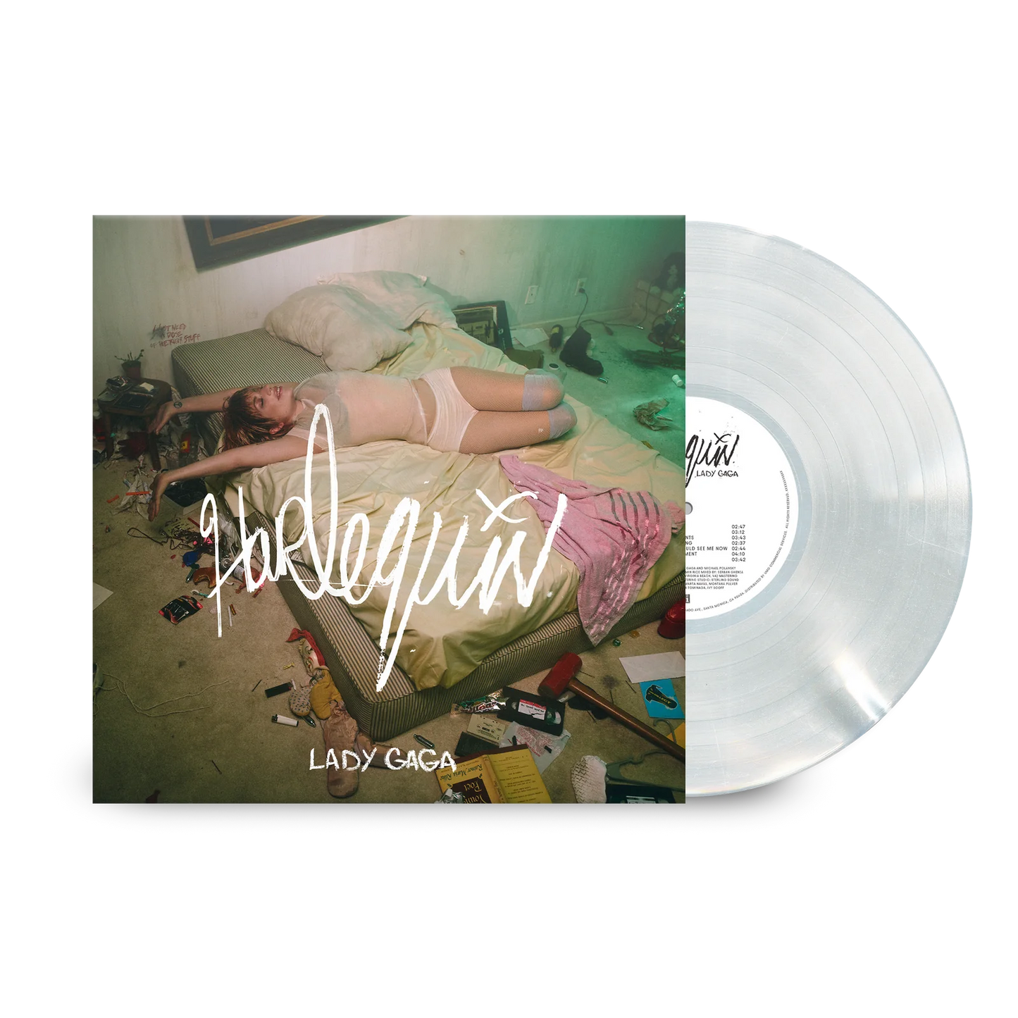 Lady Gaga - Harlequin clear exclusive import UK vinyl