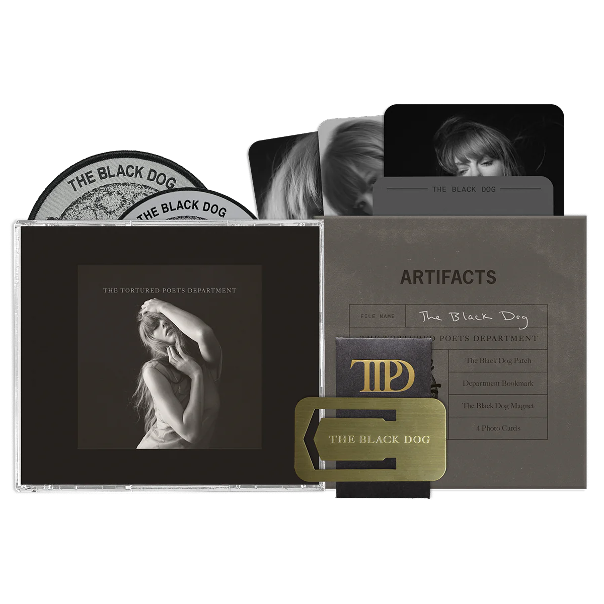 Taylor Swift - The Tortured Poets Department Collector's Edition Deluxe CD + Bonus Track "The Black Dog" Uk import