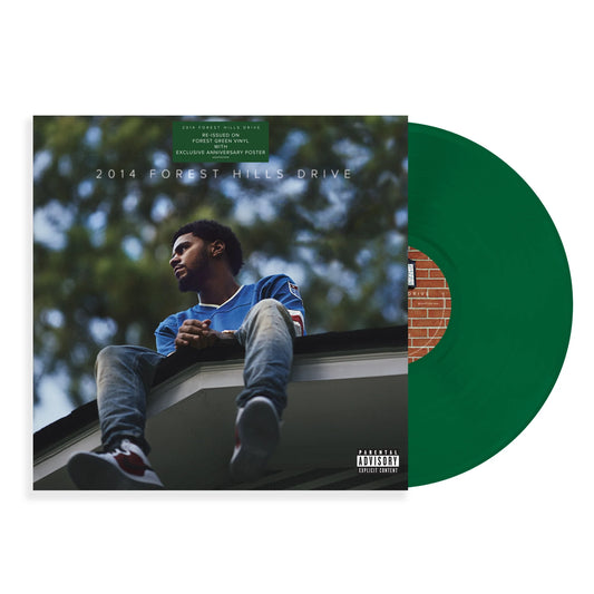 J. COLE 2014 FOREST HILLS DRIVE (10TH ANNIVERSARY INDIE EXCLUSIVE FOREST GREEN) 2XLP USA IMPORT