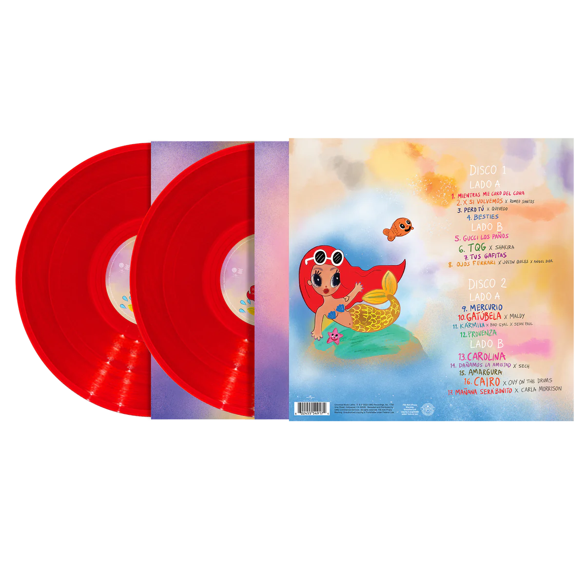 Karol G - Mañana Será Bonito Limited Edition 2lp rojos USA IMPORT