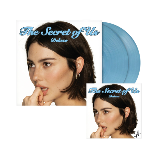 Gracie Abrams - The secret of us lp azul transparente con firma import