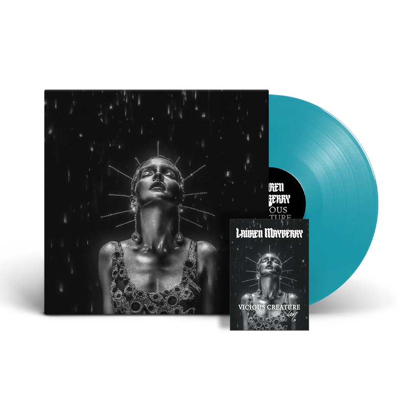 Lauren Mayberry - Vicious Creature: Limited 'Vicious' Blue Vinyl LP + Signed Art Card IMPORT