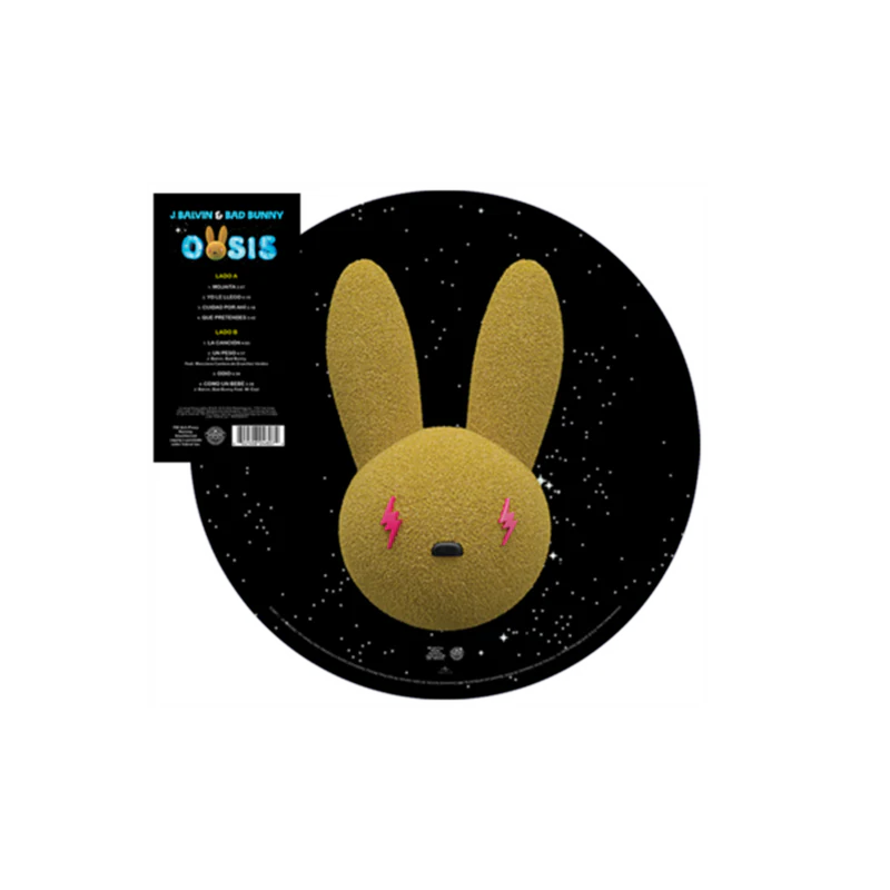 J. Balvin x Bad Bunny - Oasis Picture Disc Vinyl USA IMPORT