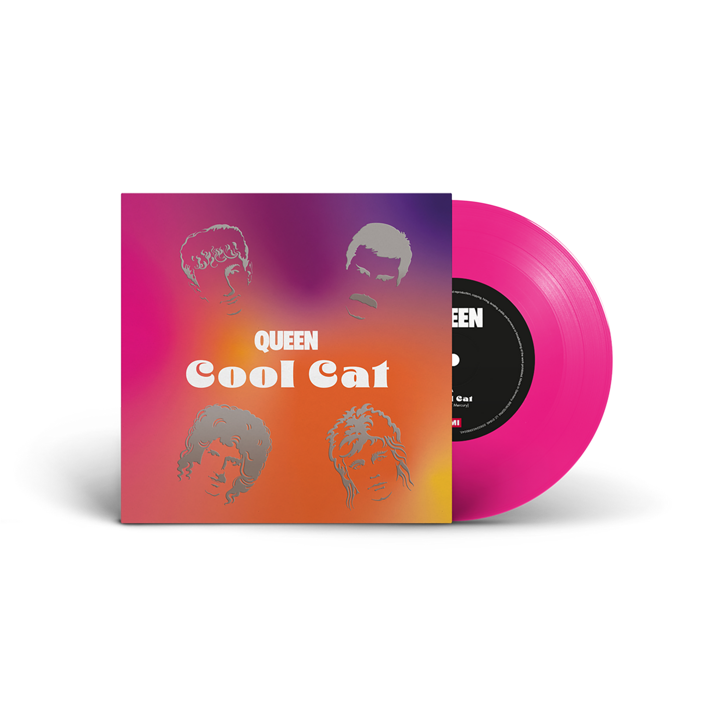 Queen Cool Cat 7" Pink Colored Vinyl import