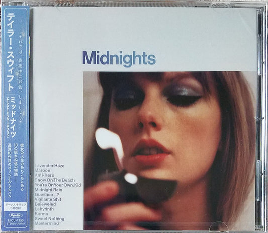 Taylor Swift – Midnights Moonstone Blue édition CD édition Japon importation