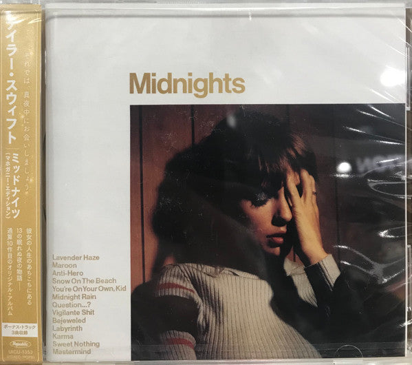 Taylor Swift – Midnights Mahogany édition CD édition Japon importation