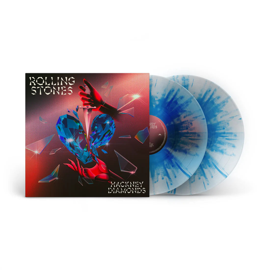 The Rolling Stones - Hackney Diamonds - Splatter Azul y Blanco 2LP ltd