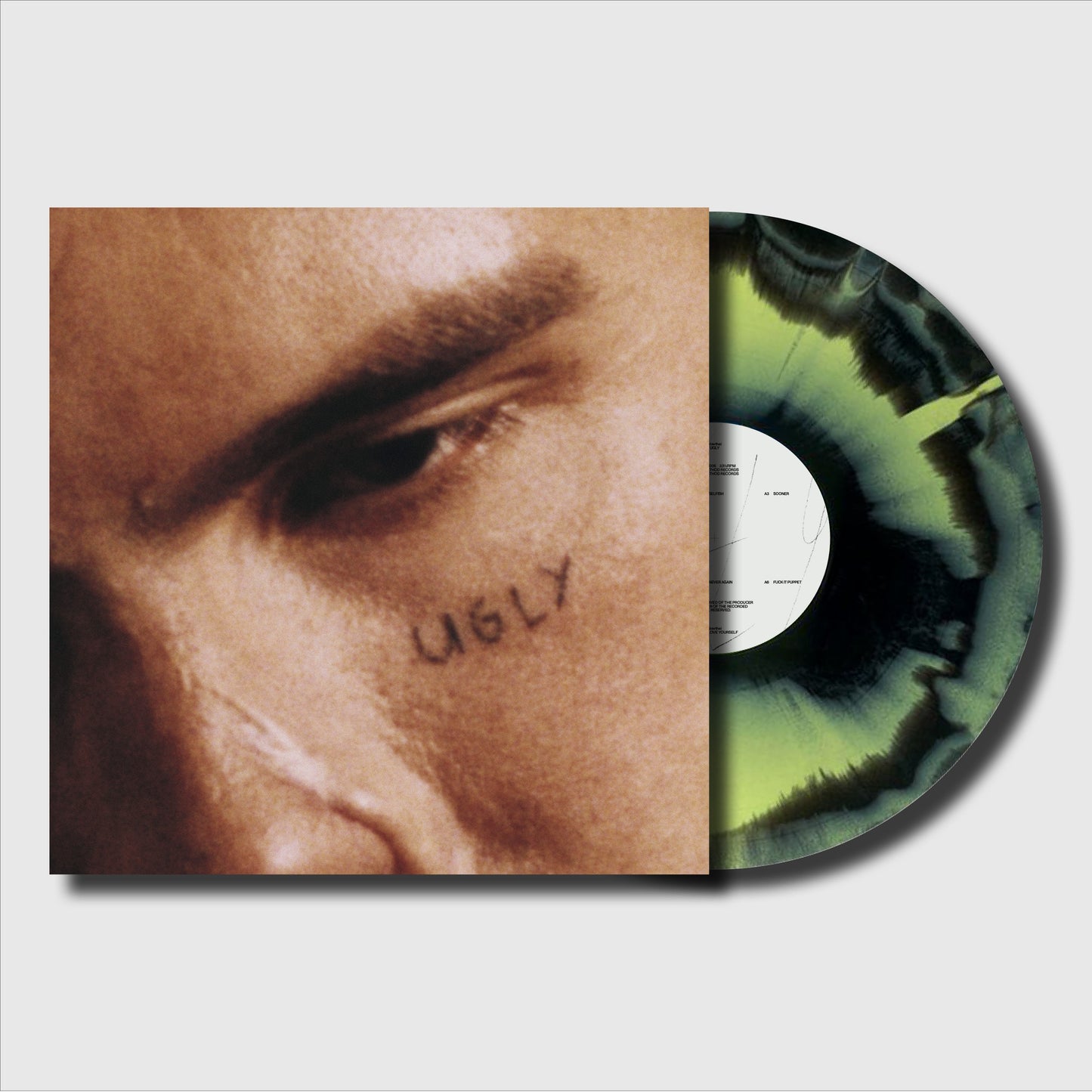 SLOWTHAI: UGLY (grünes und schwarzes Splatter-Vinyl) NUMMERIERTE IMPORTIERTE LP 