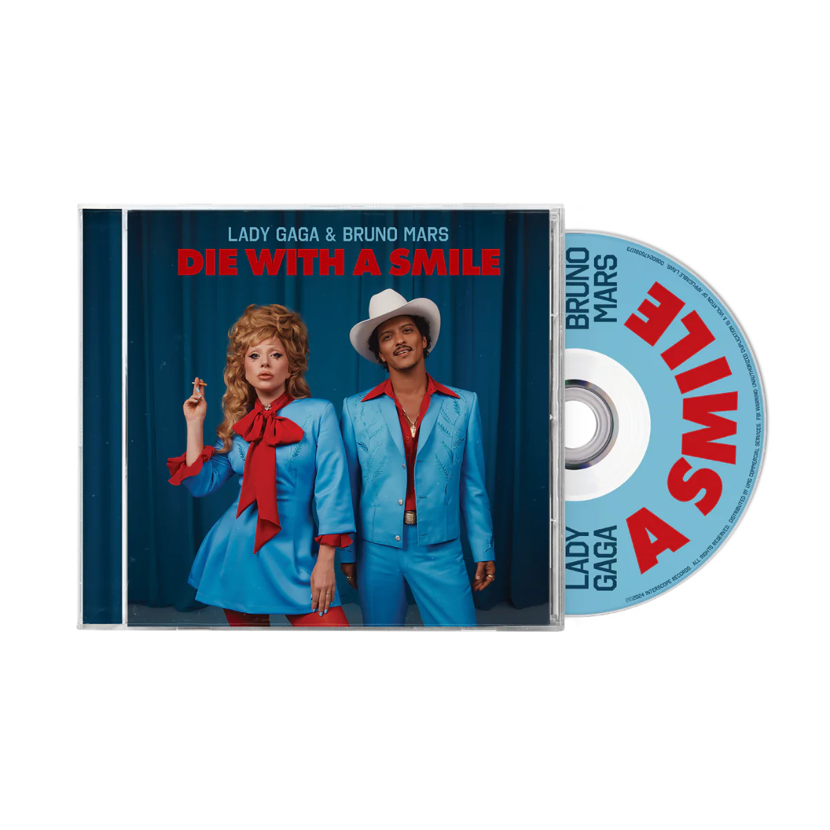 Lady Gaga & Bruno Mars - Die With a Smile CD Single UK import