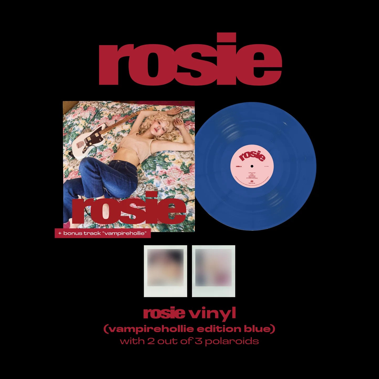 ROSÉ  rosie vinyl (vampirehollie edition blue) USA IMPORT