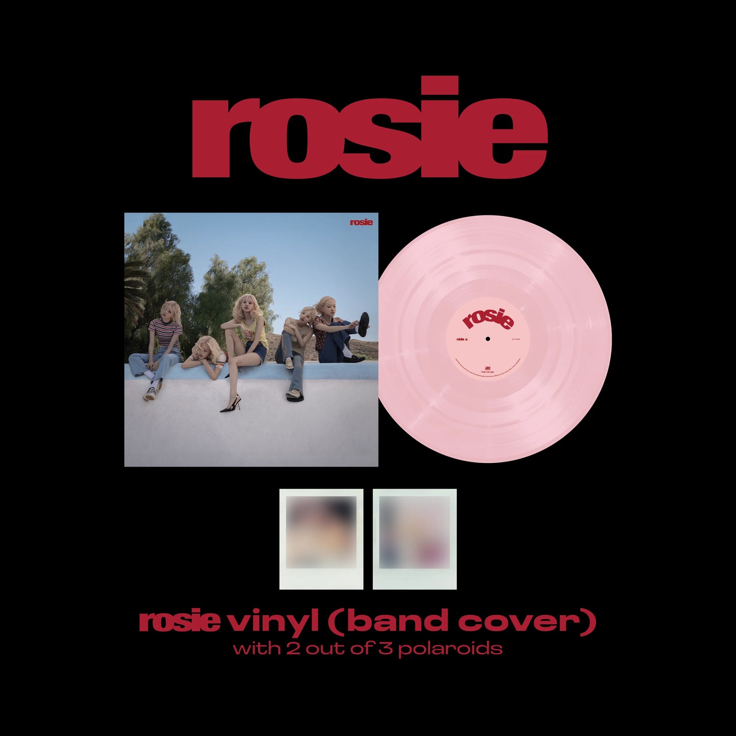 ROSÉ - Rosie vinyl (band cover) lp USA IMPORT