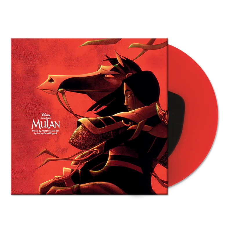 Songs From Mulan: Limited Ruby Red and Obsidian Colour Vinyl LP IMPORT