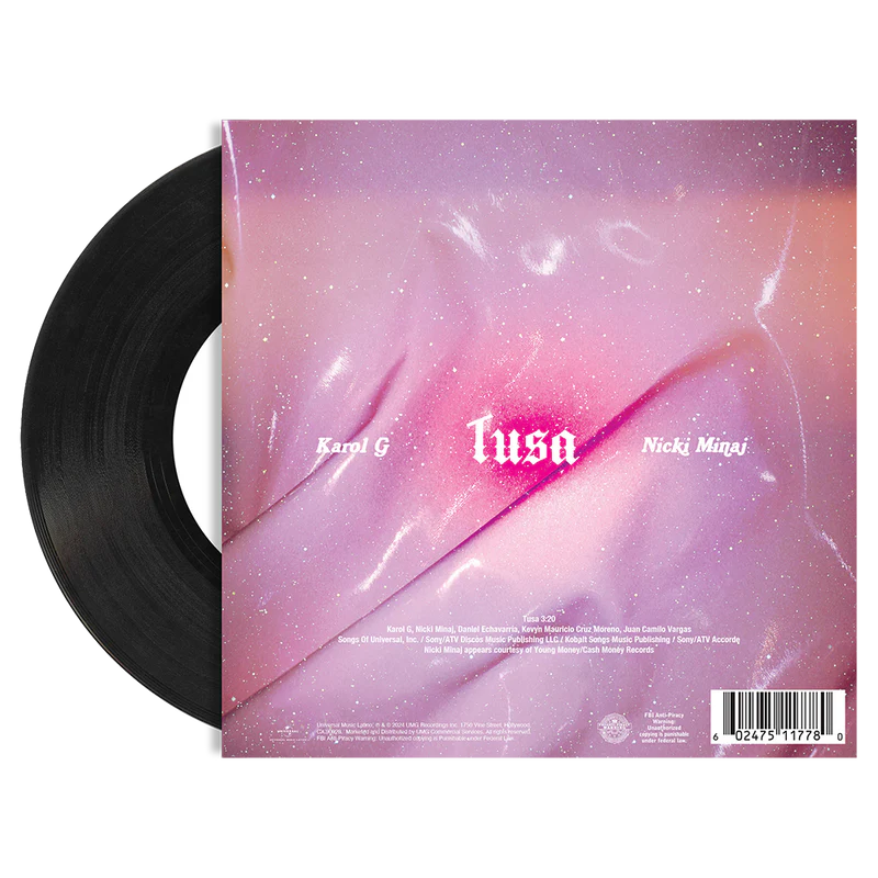 Karol G - Tusa ft. Nicki Minaj 7" USA IMPORT