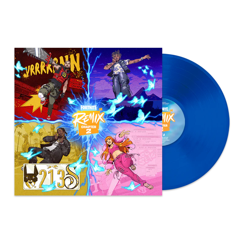 Fortnite Remix Chapter 2 - Multi-Artist Light Blue Vinyl USA IMPORT