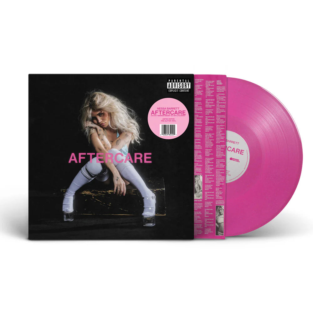 NESSA BARRET - AFTERCARE Alt Pink Glitter Vinyl LP