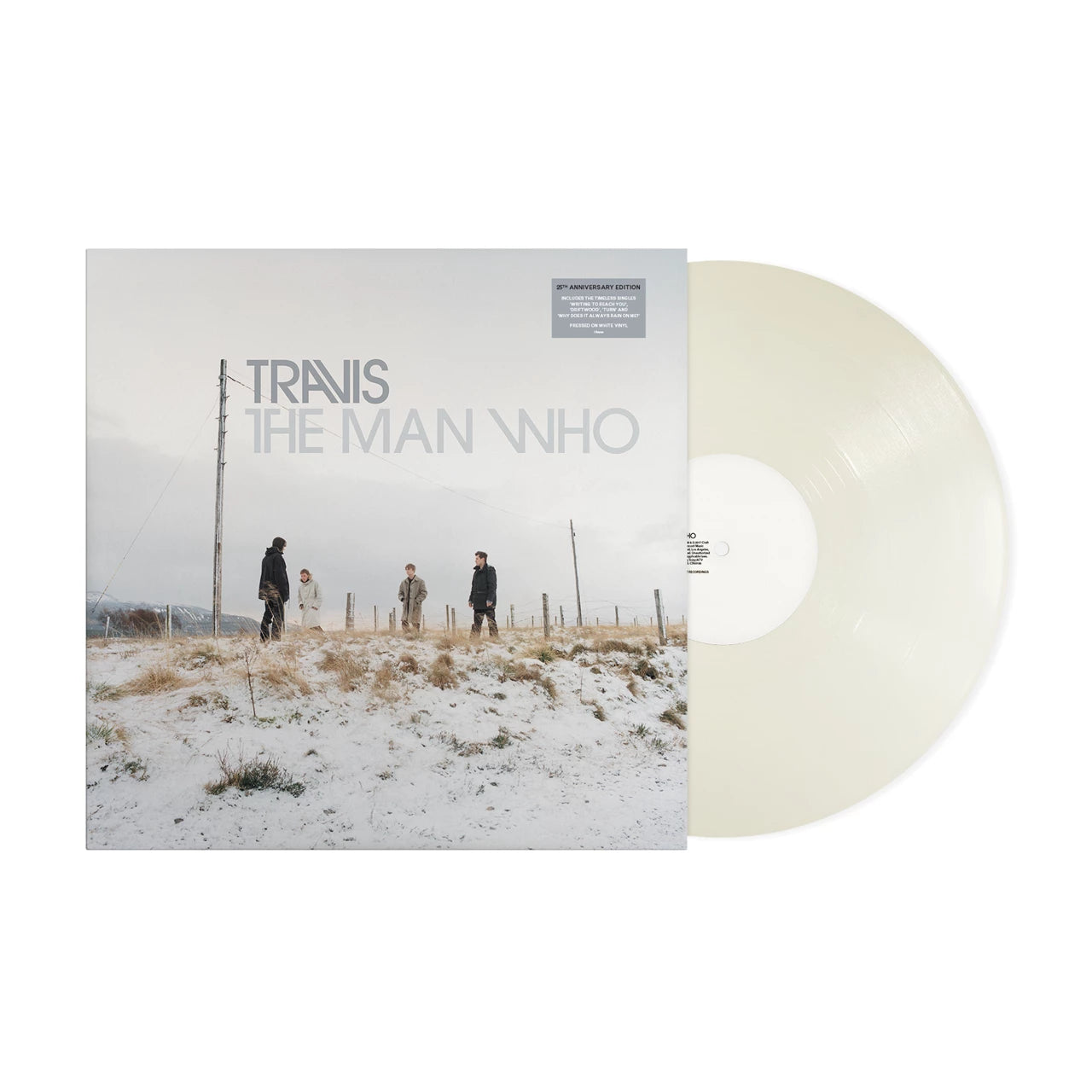 Travis - The Man Who - White Vinyl (National Album Day 2024) UK IMPORT