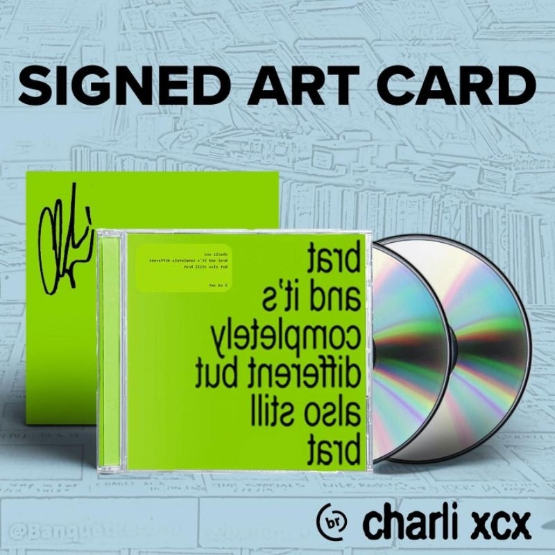 Charli XCX - Brat and it’s completely different but also still brat 2CD + TARJETA FIRMADA IMPORT