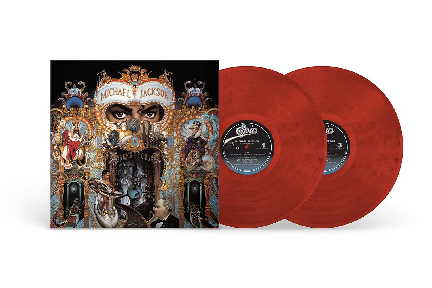 Michael Jackson: Dangerous (Limited Edition) (Red Blacksmoke Vinyl) 2lps - Black Vinyl Records Spain