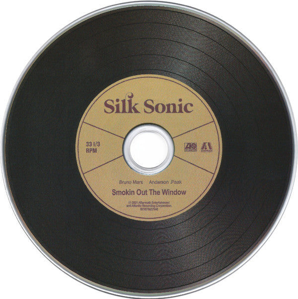 Silk Sonic - Smokin out the window cd single - Black Vinyl Records Spain